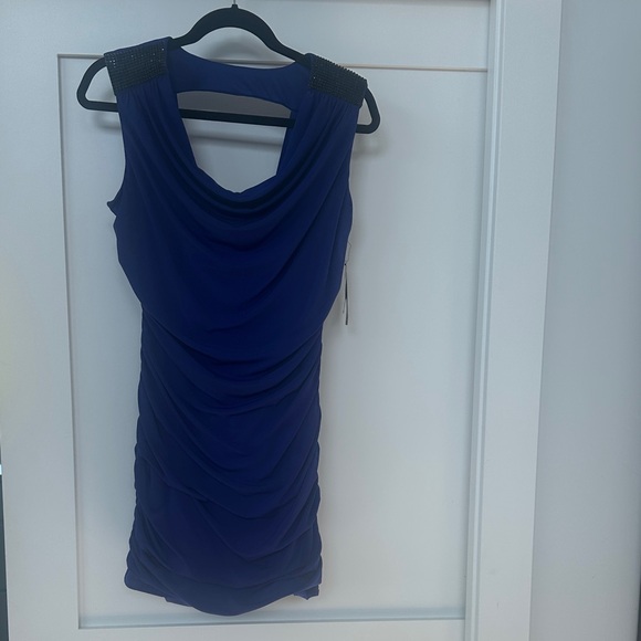 BCX Dress Sapphire Sleeveless Dress NWT - Picture 1 of 8